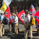 <p>Manifestantes neonazis en 2017 en Charlottesville, Estados Unidos. <strong>/ Anthony Crider</strong></p>