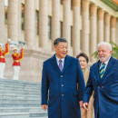 <p>Xi Jinping recibe a Lula en Pekín el 14 de abril de 2023.<strong> / Ricardo Stuckert (Palácio do Planalto)</strong></p>
