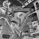 <p><em>Relatividad (</em>1953) <strong>/ M.C. Escher</strong></p>