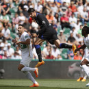 <p><em>Morata remata un balón en el partido frente al Elche.</em> / <strong>Atlético de Madrid</strong></p>