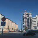 <p>Las Málaga Towers, una promoción de viviendas de lujo que se construye en el litoral oeste de la ciudad, antigua zona industrial. / <strong>Foto: E.S.</strong></p> (: )