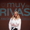 <p>Yolanda Díaz, durante un acto de campaña en apoyo de la candidata a la alcaldía de Rivas, Aída Castillejo, el 15 de mayo. <strong>/ @Yolanda_Diaz_</strong></p>
