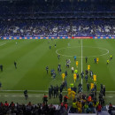 <p>Los ultras del RCD Espanyol invaden el campo durante la celebración del título del FC Barcelona. / <strong>Imagen: GolPlay en Youtube</strong></p>