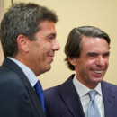 <p>Carlos Mazón, presidente del PP valenciano, junto a José María Aznar en la presentación de un libro el pasado 20 de junio de 2023. / <strong>PP Comunitat Valenciana</strong></p>