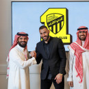 <p>Presentación del futbolista Karim Benzema tras su fichaje por parte del equipo árabe Ittihad. /<strong>Ittihad Club</strong></p>