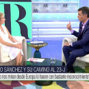 <p>Pedro Sánchez en el programa de Ana Rosa. / <strong>Twitter</strong></p>