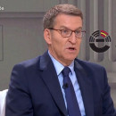 <p>Feijóo, durante su entrevista en el programa <em>La Hora de La 1</em>. / <strong>RTVE</strong></p>