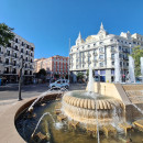 <p>Glorieta de Bilbao, en Madrid. / <strong>R. A. </strong></p>