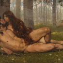 <p>'El primer beso'. Pintura de Salvador Viniegra (1891). </p>