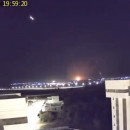 <p>Imagen de la grabación de los bombardeos sobre el hospital bautista Al-Ahli de Gaza, de la noche del 17 de octubre. <strong>/ Twitter</strong></p>