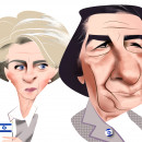 <p><em>Ursula Von der Leyen y Golda Meir. </em>/ <strong>Grañena</strong></p>