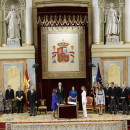 <p>La princesa Leonor jura la Constitución, el pasado 31 de octubre. <strong>/ Congreso de los Diputados</strong></p>