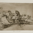 <p><em>Los desastres de la guerra, n.º 74: ¡Esto es lo peor!.</em> Francisco de Goya, hacia 1814. </p>