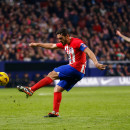 <p>Un pase de Koke durante el encuentro ante el Valencia. / <strong>Ángel Gutiérrez (Club Atlético de Madrid)</strong></p>