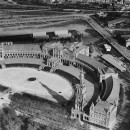 <p>Vista aérea de la plaza de España en 1932.  / <strong>ETH-Bibliothek</strong></p>