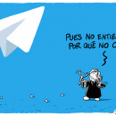 <p>Pedraz contra Telegram. /<strong> J. R. Mora</strong></p>