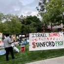 <p>Campamento en la Universidad de Stanford en protesta contra el genocidio de Israel, a finales de abril de 2024. / <strong>Suiren2022</strong></p>
