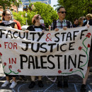 <p>Manifestantes a favor de Palestina en la Universidad George Washington (EEUU), en mayo de 2024. / <strong>Diane Krauthamer</strong></p>