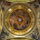 <p>Domo central de la iglesia del Gesù. / <strong>Wikipedia</strong></p>