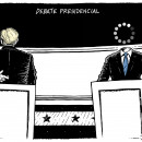 <p><em>Debate presidencial.</em> /<strong> J.R. Mora</strong></p>