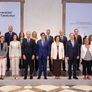 <p>Salvador Illa junto a los nuevos consellers del Govern, durante tomado posesión en el Salón de Sant Jordi del Palau, el pasado 10 de agosto. / <strong>Generalitat de Catalunya</strong></p>