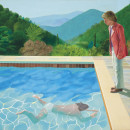 <p><em>Retrato de un artista (piscina con dos figuras). </em>(David Hockney, 1972).</p>