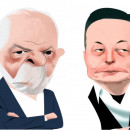 <p>Lula da Silva y Elon Musk. / <strong>Luis Grañena</strong></p>