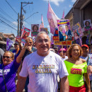 <p>Edmilson Rodrigues en un acto de campaña para las elecciones municipales del 6 de octubre. / <strong>Mácio Ferreira</strong></p>