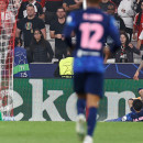 <p>Oblak detiene un tiro a puerta del Benfica. / <strong>Club Atlético de Madrid</strong></p>