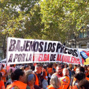 <p>Pancarta del Sindicato de Inquilinas e Inquilinos de Madrid durante la manifestación del 13O. / <strong>X (@InquilinatoMad)</strong></p>