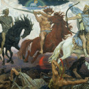 <p><em>Cuatro jinetes del Apocalipsis</em> de Viktor Vasnetsov (1887). / <strong>Wikipedia</strong></p>