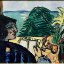 <p>Mujer leyendo junto al mar (1939), de Max Beckmann.</p>