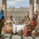 <p><em><span>El banquete de Cleopatra </span></em>(1744)<em><span> / </span></em><strong>Giovanni Battista Tiepolo</strong></p>