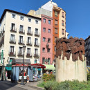 <p>La plaza de Antón Martín, en Madrid. / <strong>R. A. </strong></p>