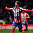 <p>Giuliano Simeone celebra un gol ante el Getafe. / <strong>Club Atlético de Madrid</strong></p>