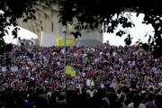 <p>Plaza de la Encarnación, Sevilla. Movimiento 15M.</p>