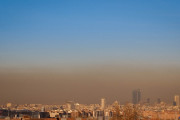 <p>Nube de contaminación sobre la ciudad de Madrid.<strong> / Sergio Cambelo</strong></p>