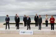 <p>Los lideres del G7, durante la cumbre en Cornualles (Reino Unido).</p>