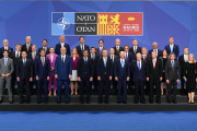 <p>Todos los líderes de la OTAN posando, durante la cumbre en Madrid. </p>