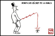 <p>Beneficios récord de la banca.</p>