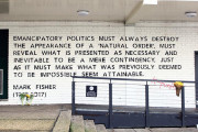 <p>Mural en homenaje a Mark Fisher en el Goldsmiths College de la Universidad de Londres. / <strong>University of London</strong></p>