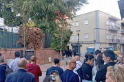 <p>Concentración en protesta por el deshuacio de Aurora el pasado 16 de septiembre. / <strong>Redes sociales CCOO</strong></p>