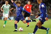 <p>Griezmann durante el encuentro contra el Betis. /<strong> Club Atlético de Madrid</strong></p>