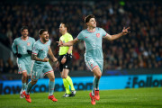 <p>Julián Álvarez celebra uno de sus tantos en la goleada en casa del Sparta de Praga. / <strong>Club Atlético de Madrid</strong></p>