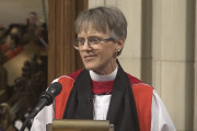 <p>Mariann Edgar Budde, durante la misa del 21 de enero. / <strong>Washington National Cathedral</strong></p>