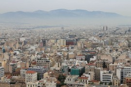 Vista aerea de Atenas.