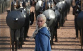 <p>Khaleesi, en Juego de Tronos. </p>