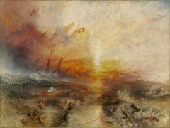 <p>El barco de esclavos (1840), por Turner William.</p>