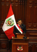<p>El actual presidente de la República del Perú, Ollanta Humala.</p>