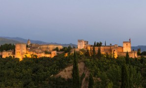 <p>Una vista de La Alhambra de Granada.</p>